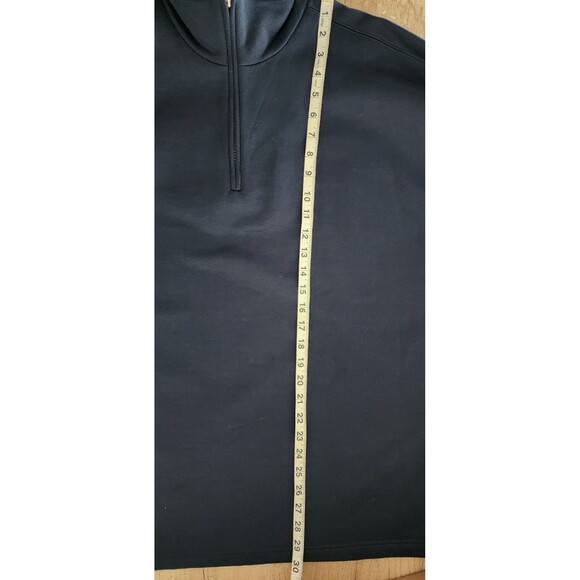 Y2K Structure 89 Embossed Half Zip Sweater Men's XL Navy Blue - Picture 8 of 8